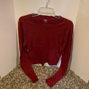 VS PINK long sleeve crop top